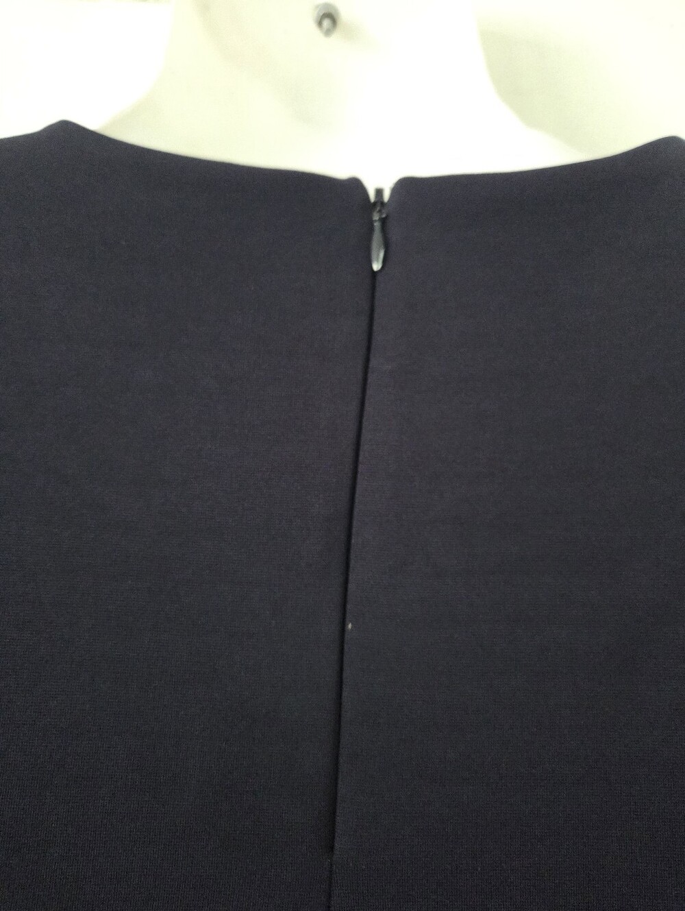 COS Navy Ruffle Sleeve Shift Dress - Picture 6 of 7
